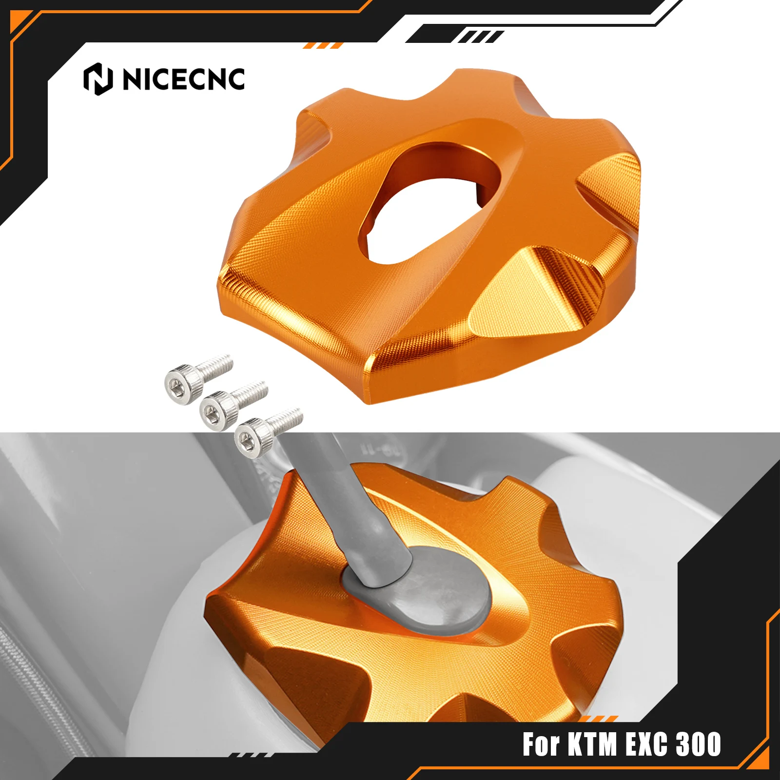 

Для KTM EXC 300 TPI 2014-2023 EXC 250 EXCF 350 EXC 450 XCW 300 XC XCF XCF-W Six Days Крышка топливного бака Защита корпуса для GasGas EC 300