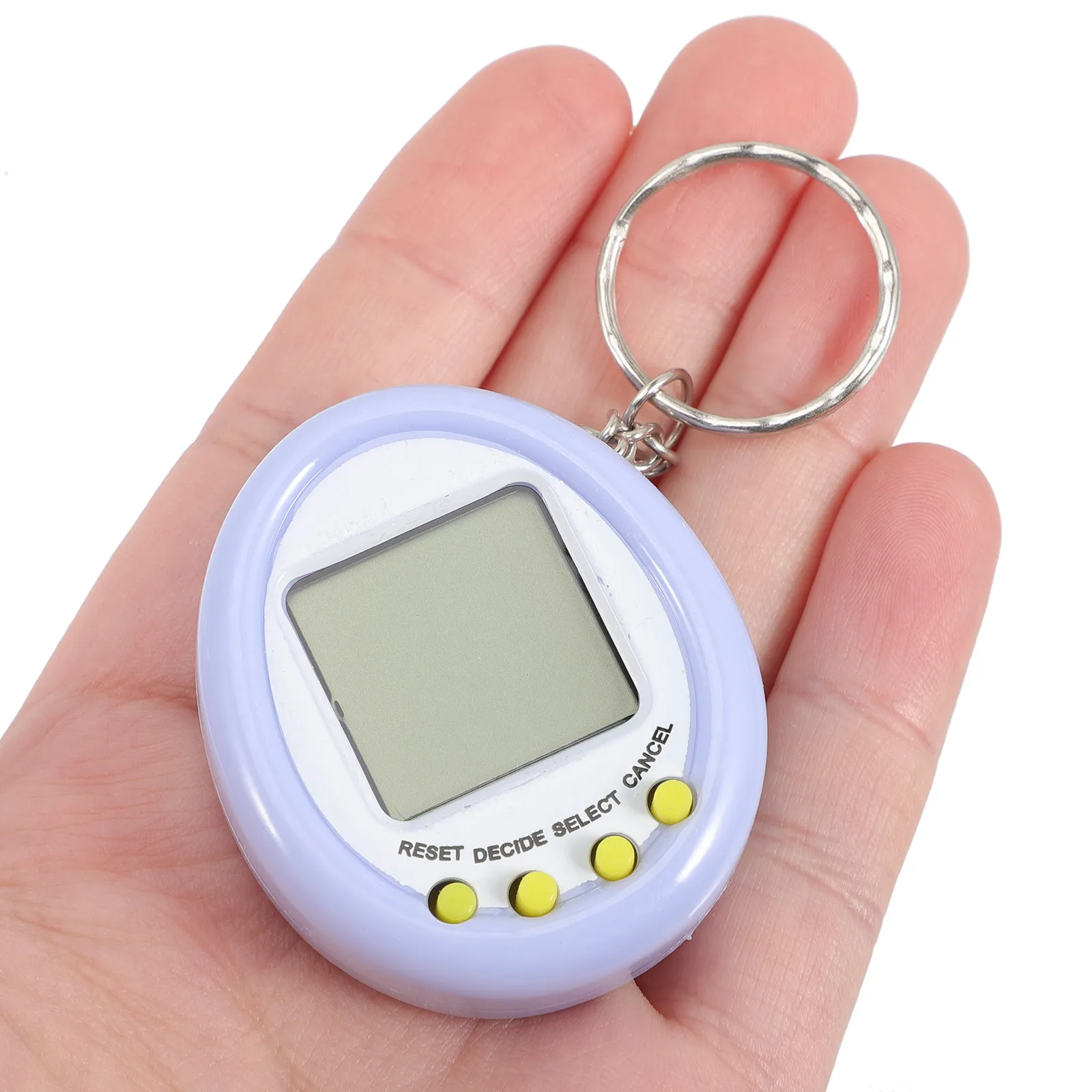 

3Pcs Electronic Pet Keychains Mini Handheld Game Machine Kids Educational Portable Hanging Fun Digital Pet Simulation Bag Decor
