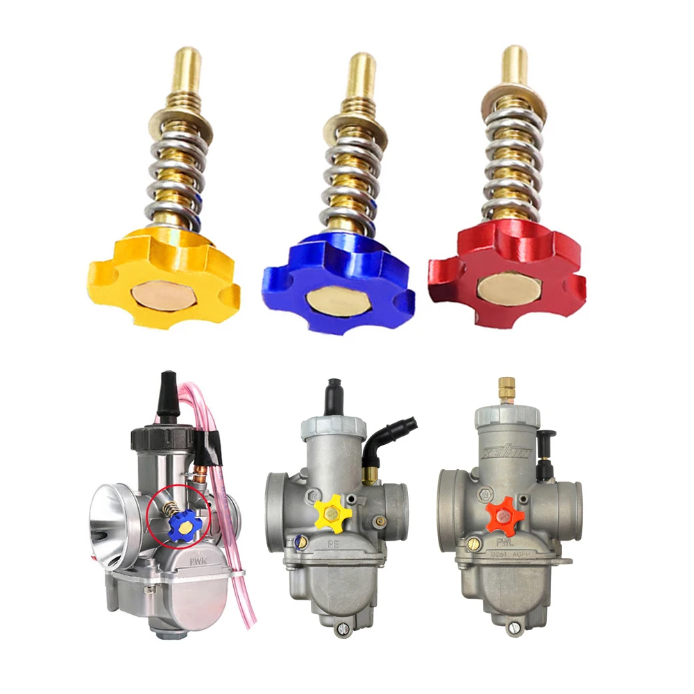 Motorcycle Carburetor Idle Speed Adjusting Screw kit For PWK NSR PWL PE24 PE26 PE28 PE30 KR150 Carbs