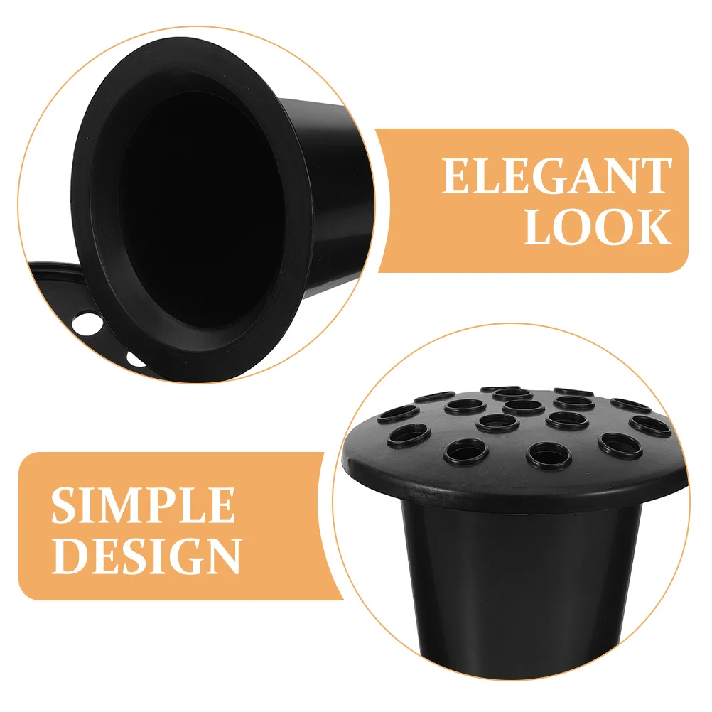 

6Pcs Memorial Cemetery Vase Stylish Grave Flower Container for Lasting Arrangements Weather Resistant Vase Adornment for Graves