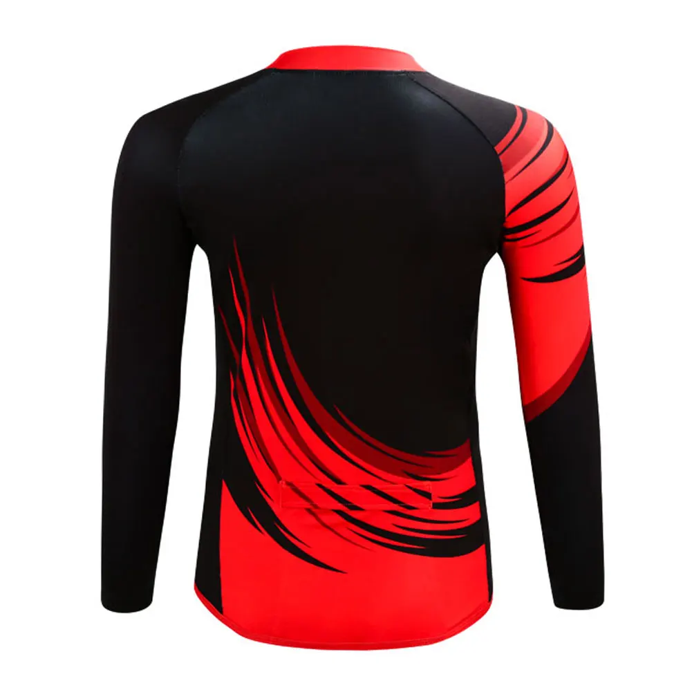 Camiseta de ciclismo infantil de secado rápido manga larga con malla - imagen 3