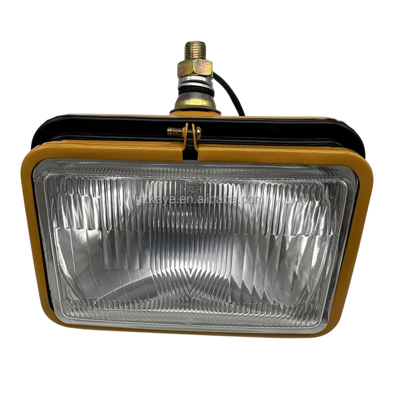 Hot-selling 24V H3 H4 Iron Lamp Universal Multi-Model Headlight for Excavator Loader New Condition Construction Excavator Parts
