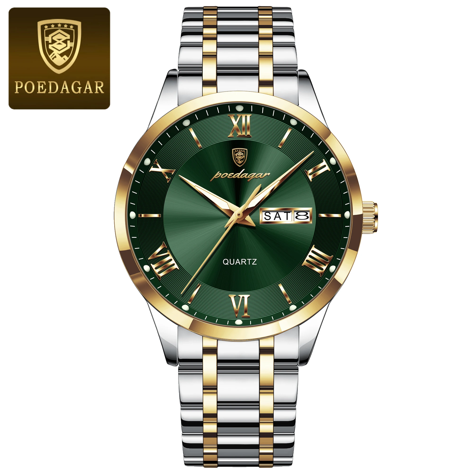 Men's Luxury Waterproof Quartz Watch with Luminous Features