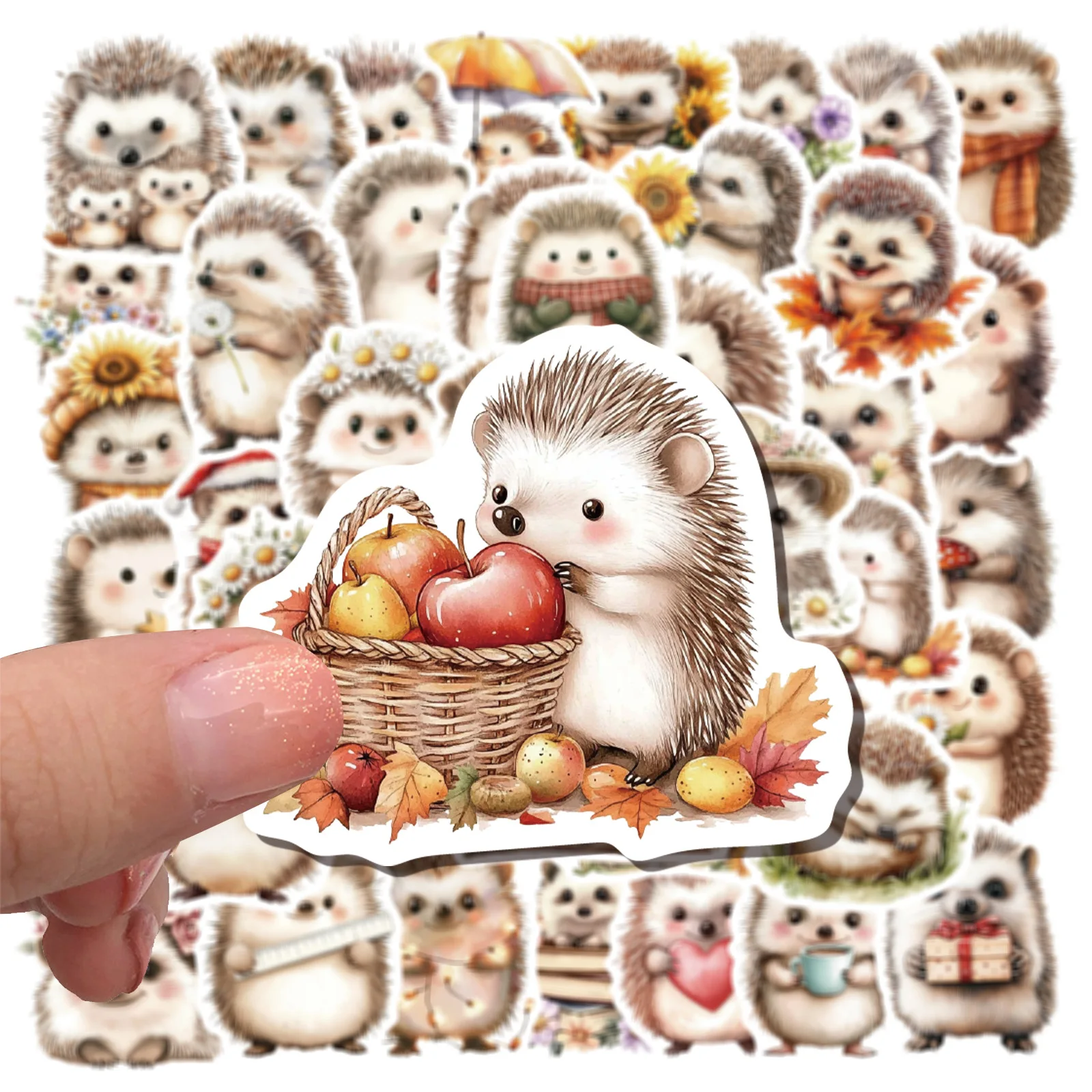 50pcs Hedgehog Animes Cartoon Animals Graffiti Stickers Phone Guitar Laptop Notebook Suitcase Cup Waterproof Sticker Decals Toys view 5