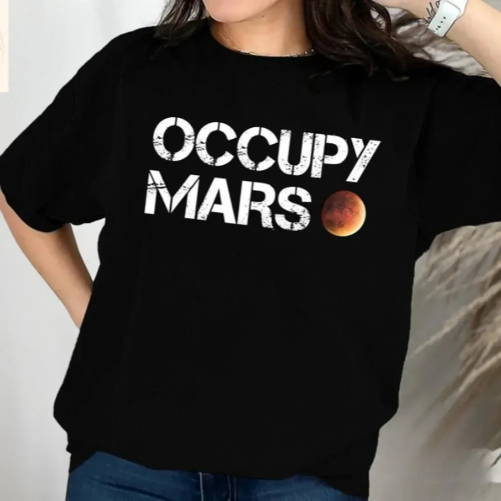 Occupy Mars Astronomy Space Explorer Rocket Science TShirt OCCUPY MARS As Worn By Elon Musk Funny Tee Elon Mars Shirt