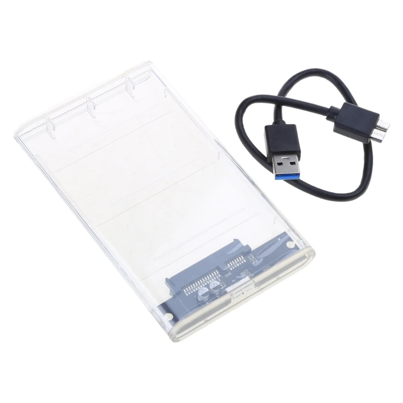 Hard Enclosure 2.5inch USB3.0 External Plastic Case SSD HDD