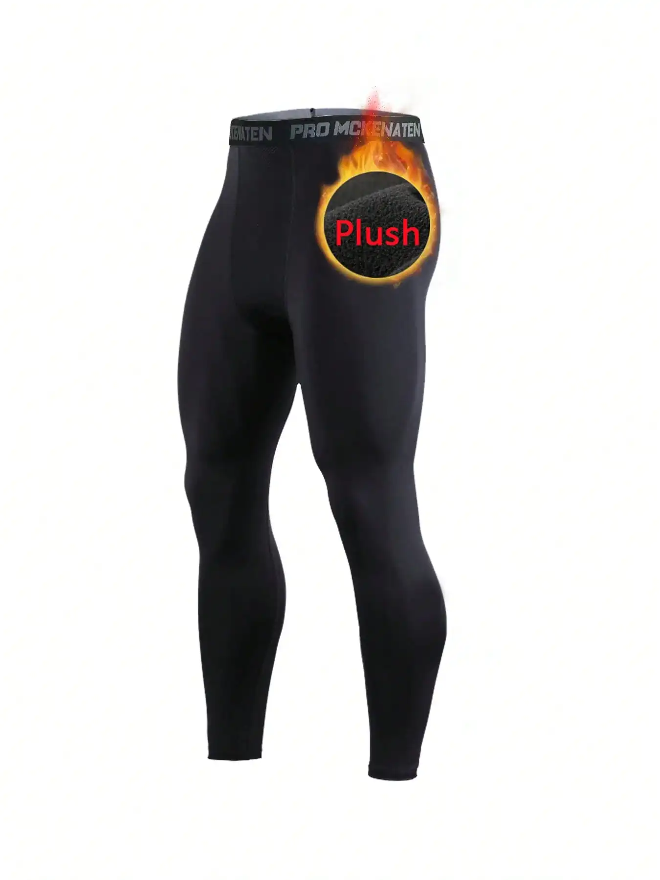 

Men's Thermal Fleece Compression Tights - High Stretch Warm Base Layer