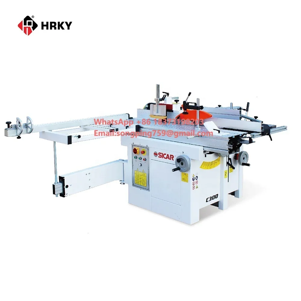 C300 Woodworking Combined Universal Machine Woodworking 5 and 7 Functions Combined Machine Planer Thicknesser