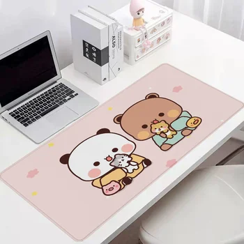 Bubu Dudu Mousepad oyun 900x400 Pc oyun aksesuarları masaüstü büyük Mouse Pad bilgisayar Mat paspaslar klavye genişletilmiş masa Xxl Diy