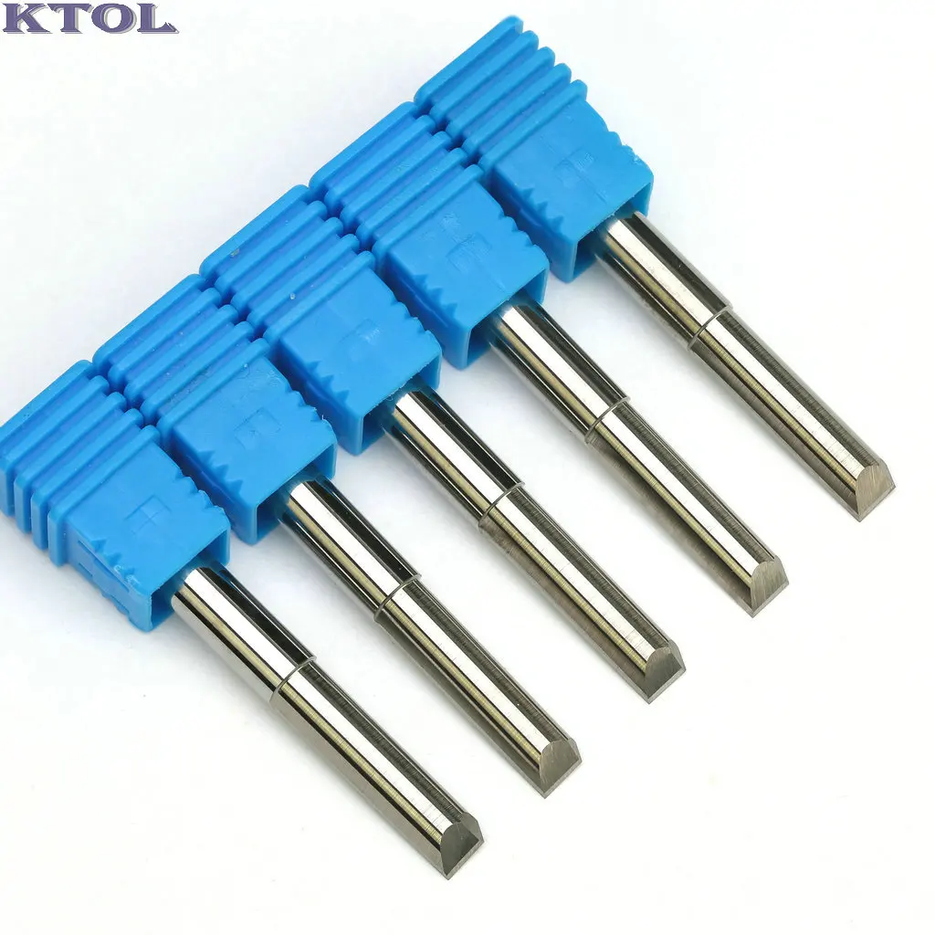 4-6mm 1-ostrzowy prosty frez CNC Narzędzia do frezowania Mikro węglikowy frez palcowy Frezy ze stali wolframowej do grawerowania akrylu