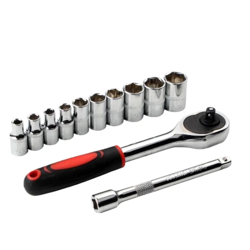 Quick Wrench Ratchet Wrench Large Medium Small Fly Two-Way Quick Sleeve Wrench Repair Tool Set Wheel Set