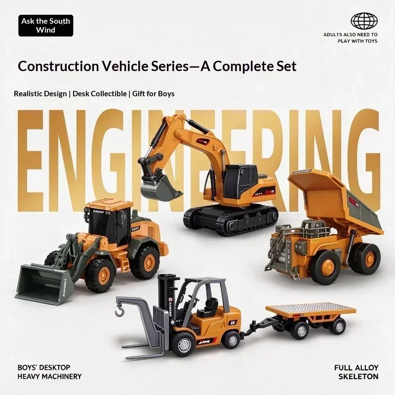 Mini Alloy Forklift RC 1 64 Remote Control Engineering Truck Bluetooth RC Car Desktop Model Ornament Christmas Gift for Boys
