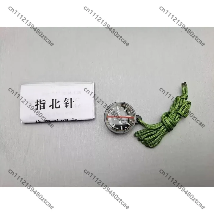 Practical Luminous Pocket Compass With Lanyard Portable Outdoor Hiking Camping Orienteering Navigation Tool Accessory