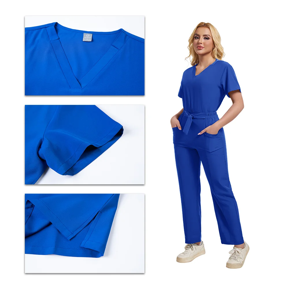 ชุดขัดชุดผู้หญิง Joggers อุปกรณ์การแพทย์ Healthcare เครื่องแบบผ่าตัด Lab Veterinary Clinic ชุดทํางาน Mens