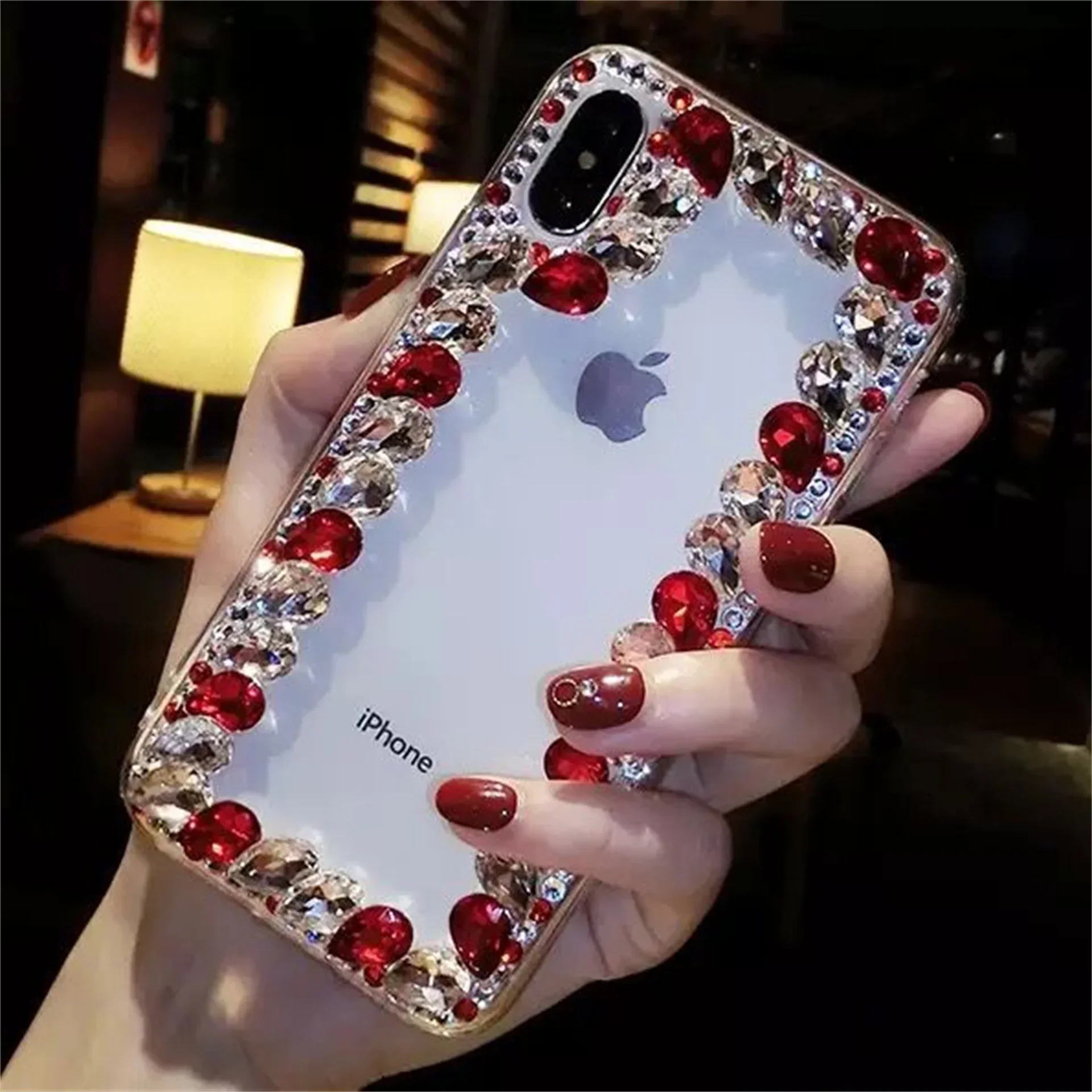 샤오미 레드미 노트15 노트14 13 노트11 13 12 프로 플러스용 럭셔리 블링 라인스톤 케이스, 다이아몬드 에어백 브래킷, 스탠드 케이스