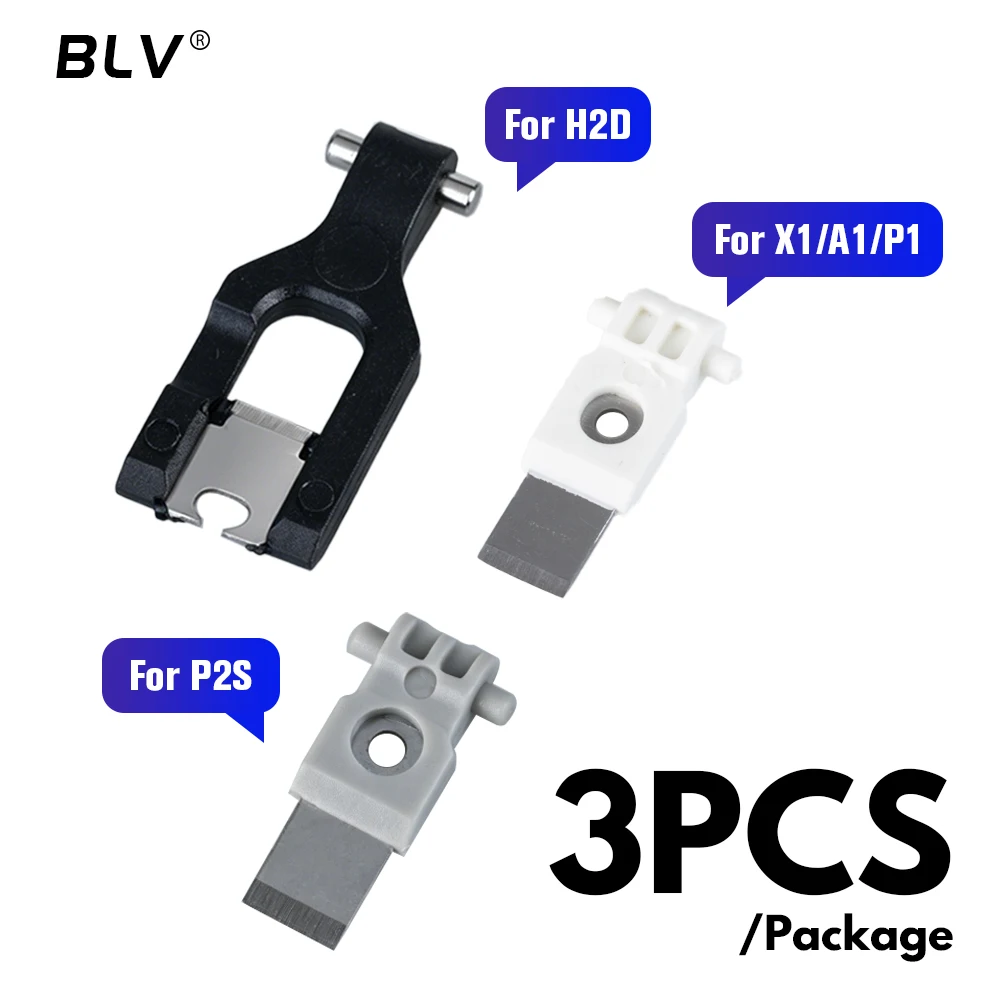 BLV®For Bambu Lab Filament Cutter Blades Replacement for Bambu Lab X1/P1/A1/ P2S H2D 3D Printers Filament Cutter