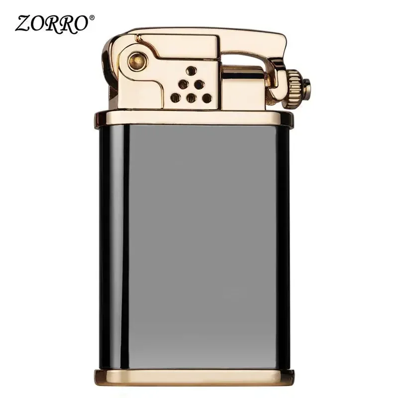 Zorro Personalized Catapult Windproof Metal Lighter Creative Retro Pure Copper Kerosene Lighter Cigarette Lighter Men\'s Gift