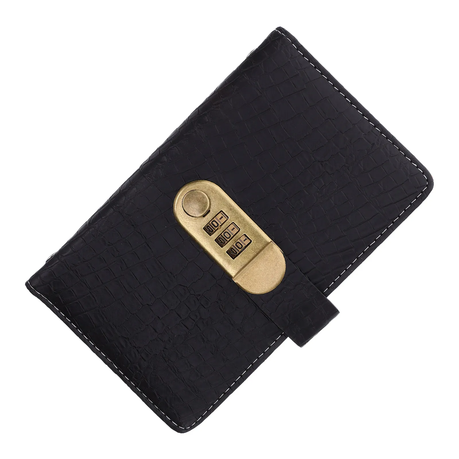 Password Lock Cash Storage Book Secure Notebook Combination Lock Confidential Money Diary Safety Saving Organizer Portable