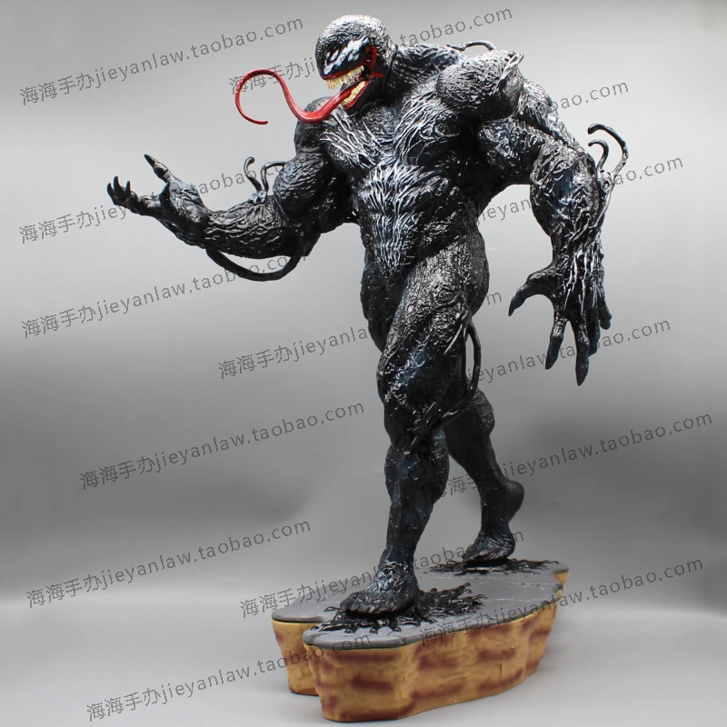 

50cm Batman Villain Gk Anime Figures Model Venom Ornaments Oversized Statue Animation Peripherals Collection Of Model Toys Gif