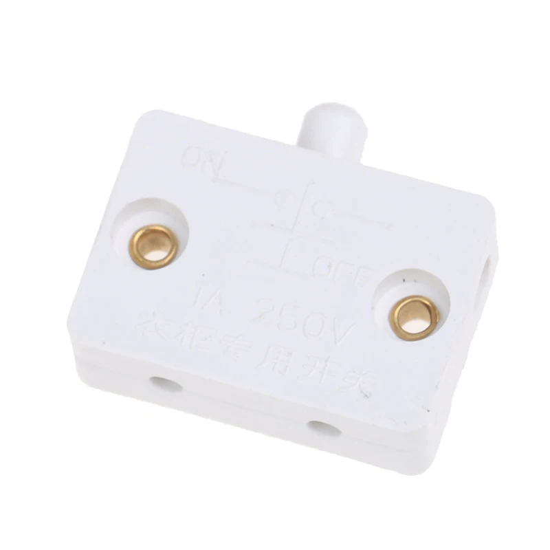 202A Self-resetting / Normally Closed Switch Wardrobe Door Cupboard Doors Sliding Universal 1A250V 2A250V