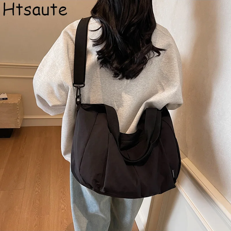 

Large Canvas Shoulder Bags for Women Luxury Brand Designer Crossbody Bags Females Brand Retro New Handbags and Purses Tote Bag