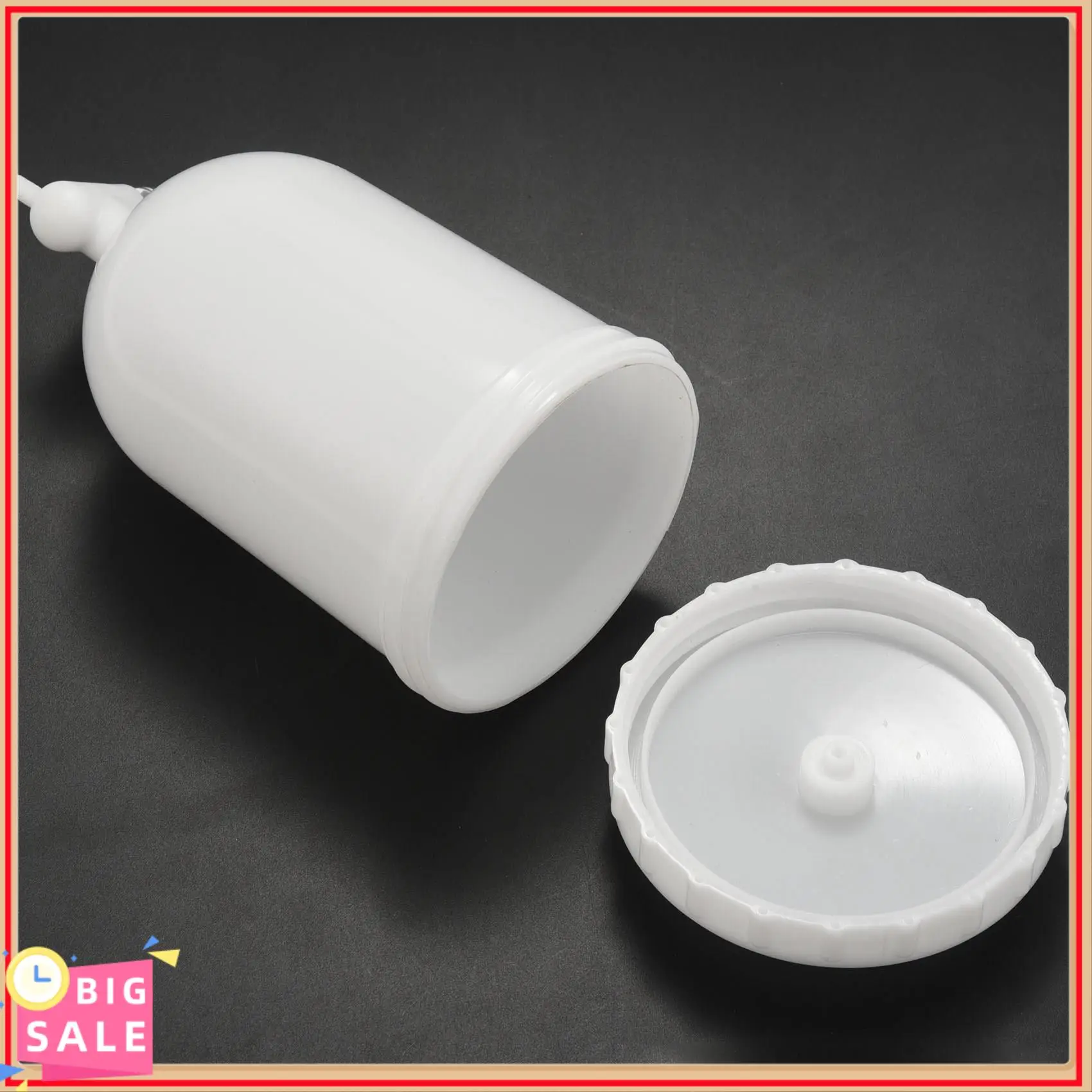 وعاء مسدس رش حصري، 400 مل من البلاستيك لتغذية جانبية كوب طلاء بلاستيكي طلاء مسدس رش كوب بديل وعاء سريع لمسدس الرش #2