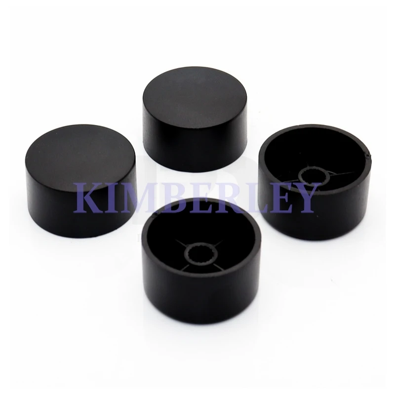 10PCS 28 X 15 Plastic Straight Body Knob Cap Potentiometer Knob Cap Power Amplifier Volume Knob Cap Electronic Switch Cap