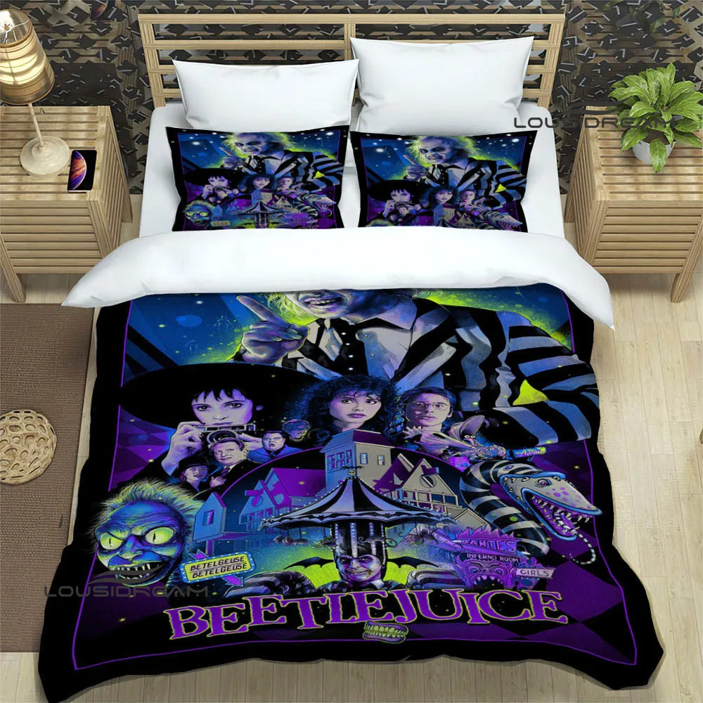 Horror movie B-Beetlejuice Bedding Sets exquisite supplies set duvet cover bed comforter set bedding set luxury birthday gift