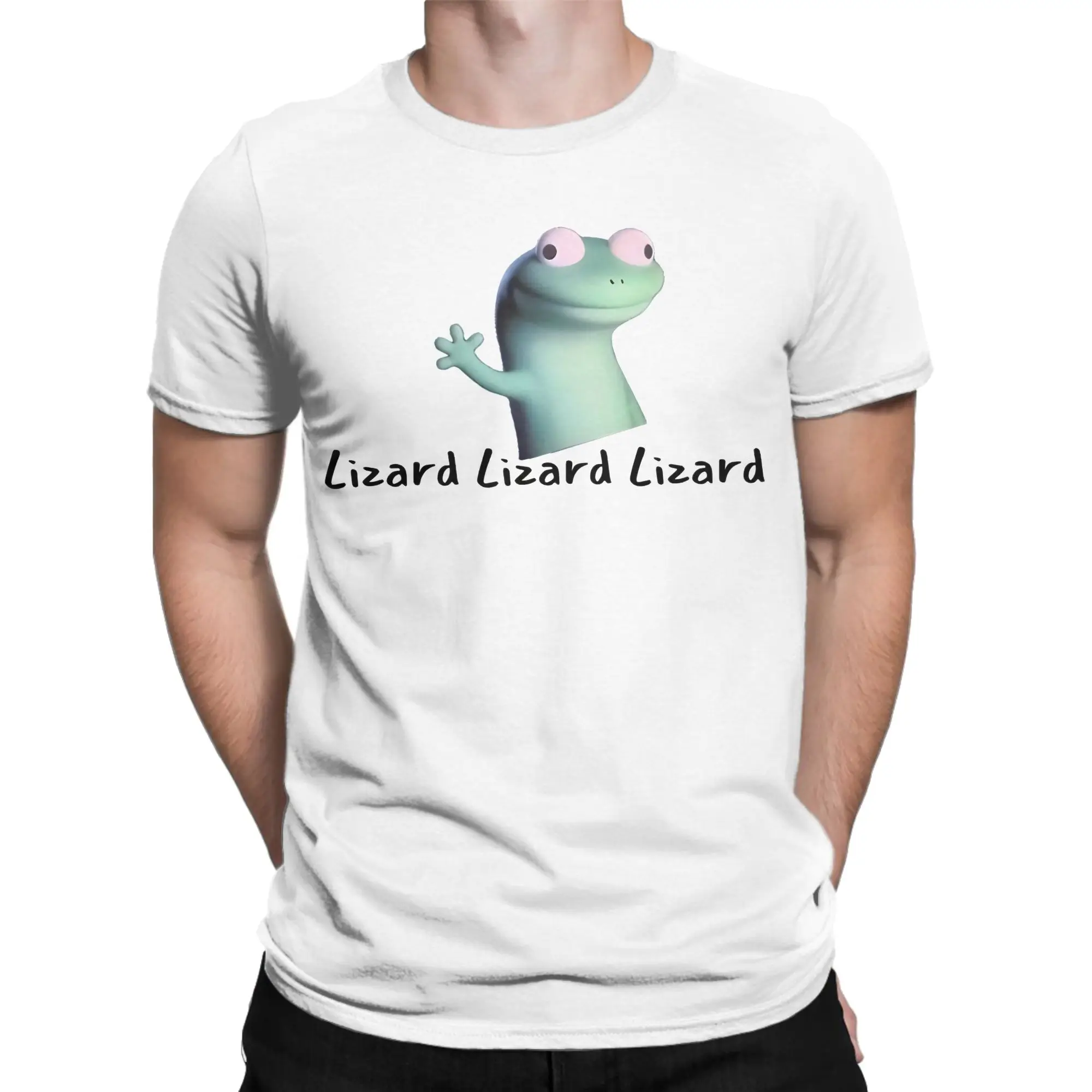Hip Hop Tom Lizard Meme  Movie Hoppers  T Shirt Men Cotton Short Sleeve  Round Neck Summer Top Tee