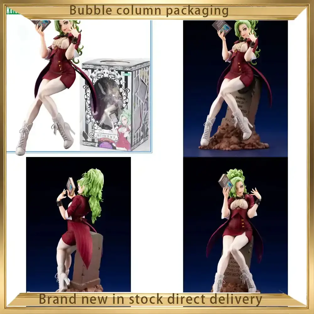 Figura Kotobukiya Beetlejuice Bishoujo, Versión Esmoquin Rojo Figura Coleccionable Oficial Licenciada, Modelo Decorativo, Juguete para Fanáticos