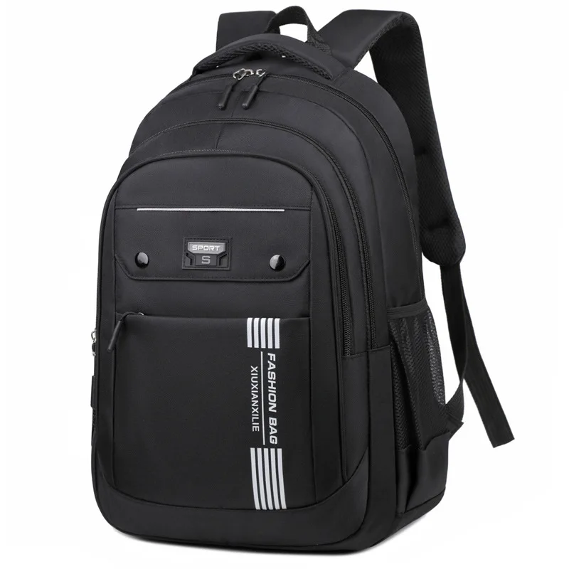 

Large Capacity Backpack Men College Student School Bags for Teenagers Boys Nylon Back Pack