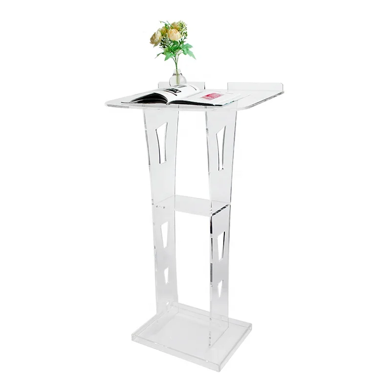 custom.Factory Price ModernDesign Other Commercial Furniture Church Transparent Acrylic Podium Pulpit Lectern