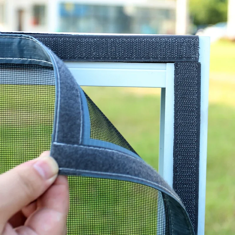 Self-adhesive and reusable mosquito nets for windows, anti-mosquito window screens, tulle, customizable in summer, DIY, washable