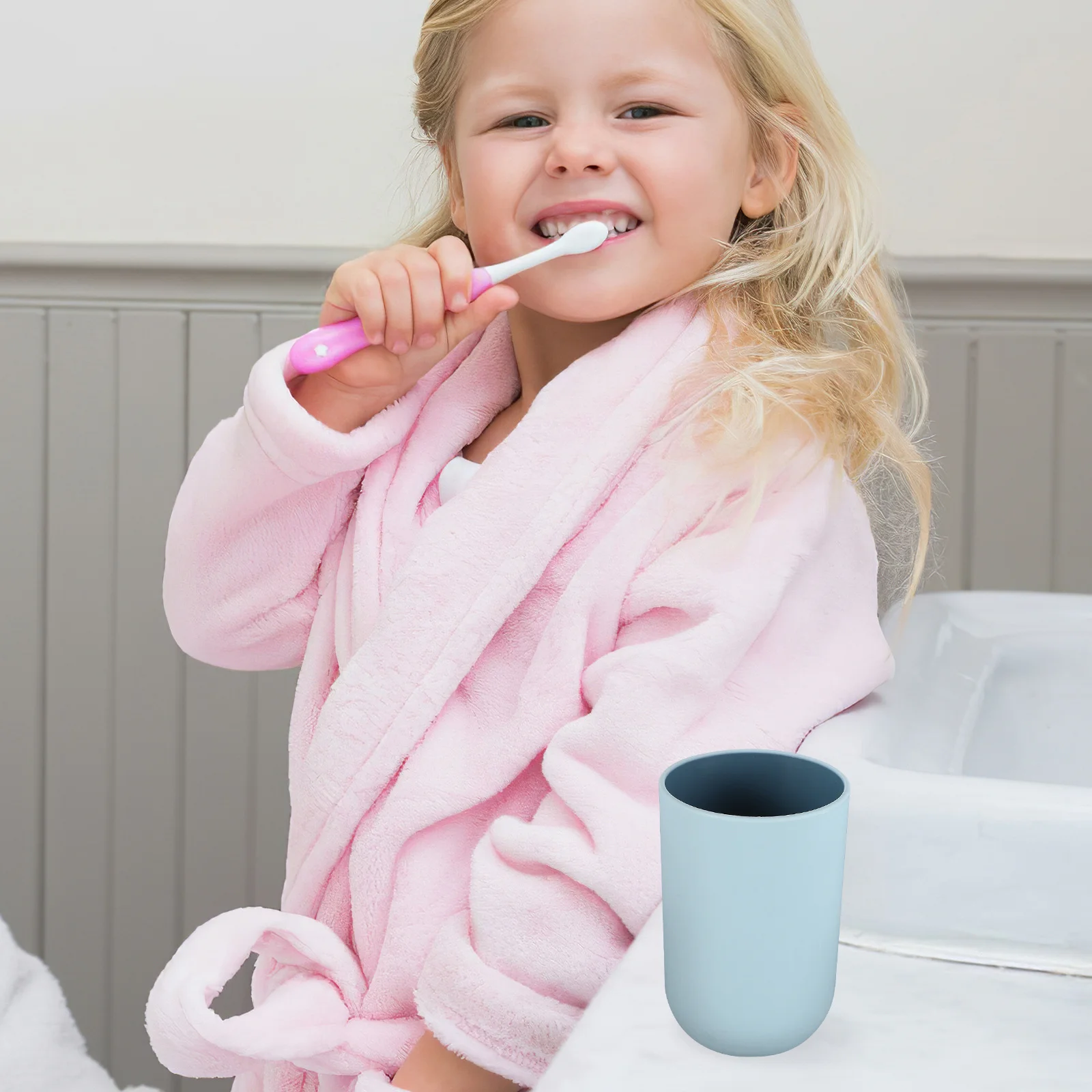 

4Pcs Toothbrush Cups Easy to Grip Streamlined Design Perfect for Bathroom and Rv Use Bathroom Mug Toothbrush Cup