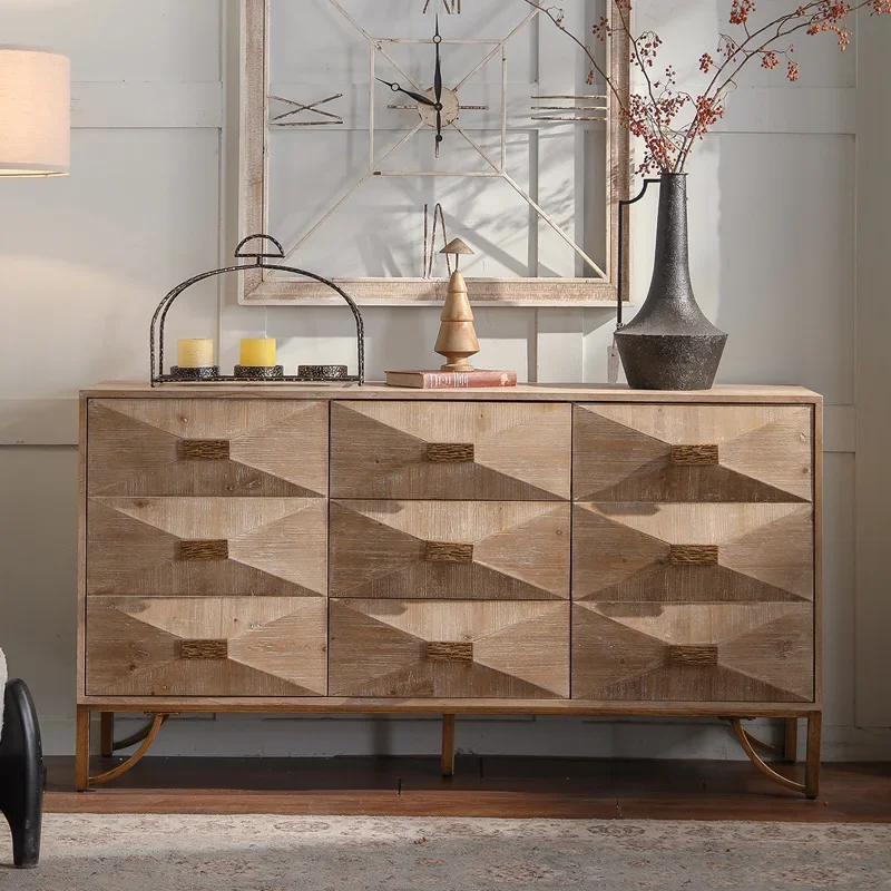 dining side cabinet, creative living room entrance cabinet, bed and breakfast hotel multi-functional storage cabinet