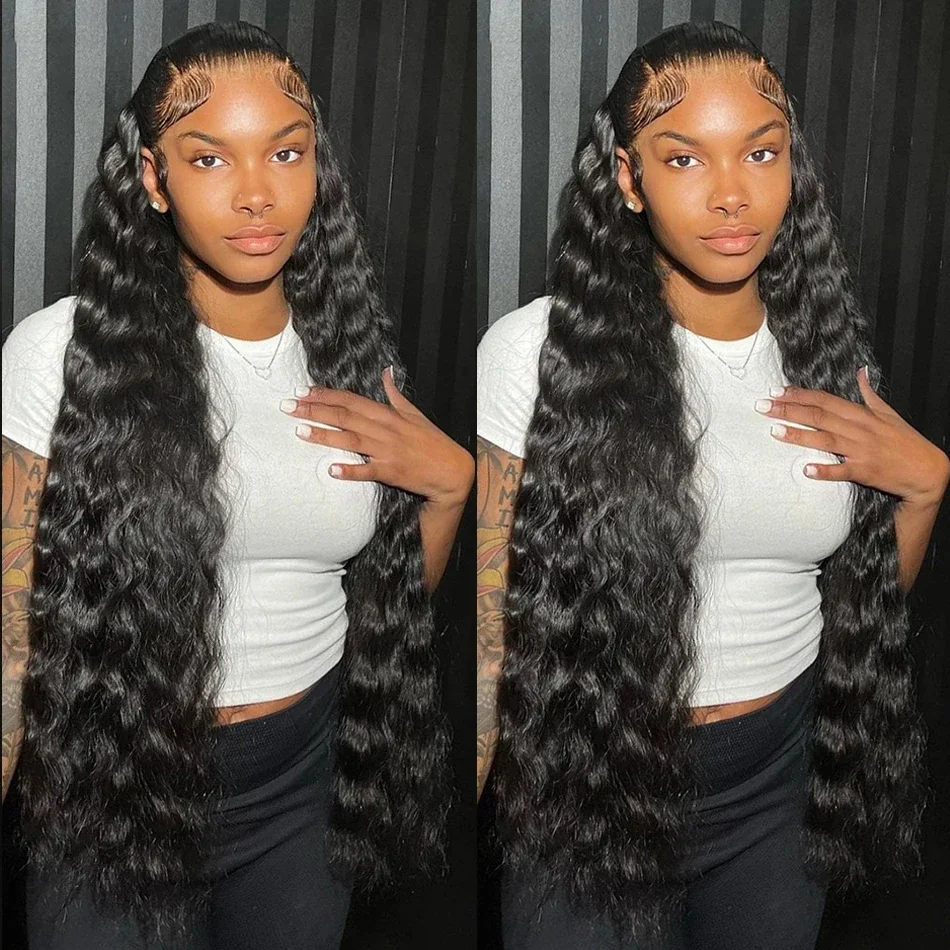 

Valuri Loose Wave 13x6 13x4 Hd Lace Frontal Wigs 250 Density 30 40 Inch Pre Plucked Lace Front Wig Human Hair Wigs For Women