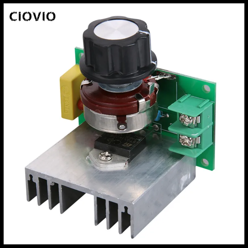 3800W AC Transfor Voltage Regulator 220V SCR Dimming Dimmer Speed Controller Temperature Governor Power Monitor Dimming Monitor