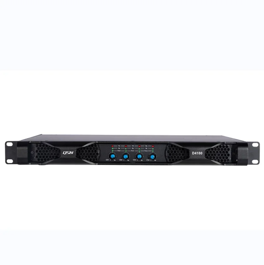 Hot Sale 1U Amplifier 1800W*2 Amplifier Class-D 2 Channels Professional Amplifier for Line Array System