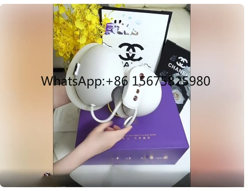 USB Rechargeable Wireless Breast Massage Machine Vibration Chest Enlargement Care Bra Enhancer