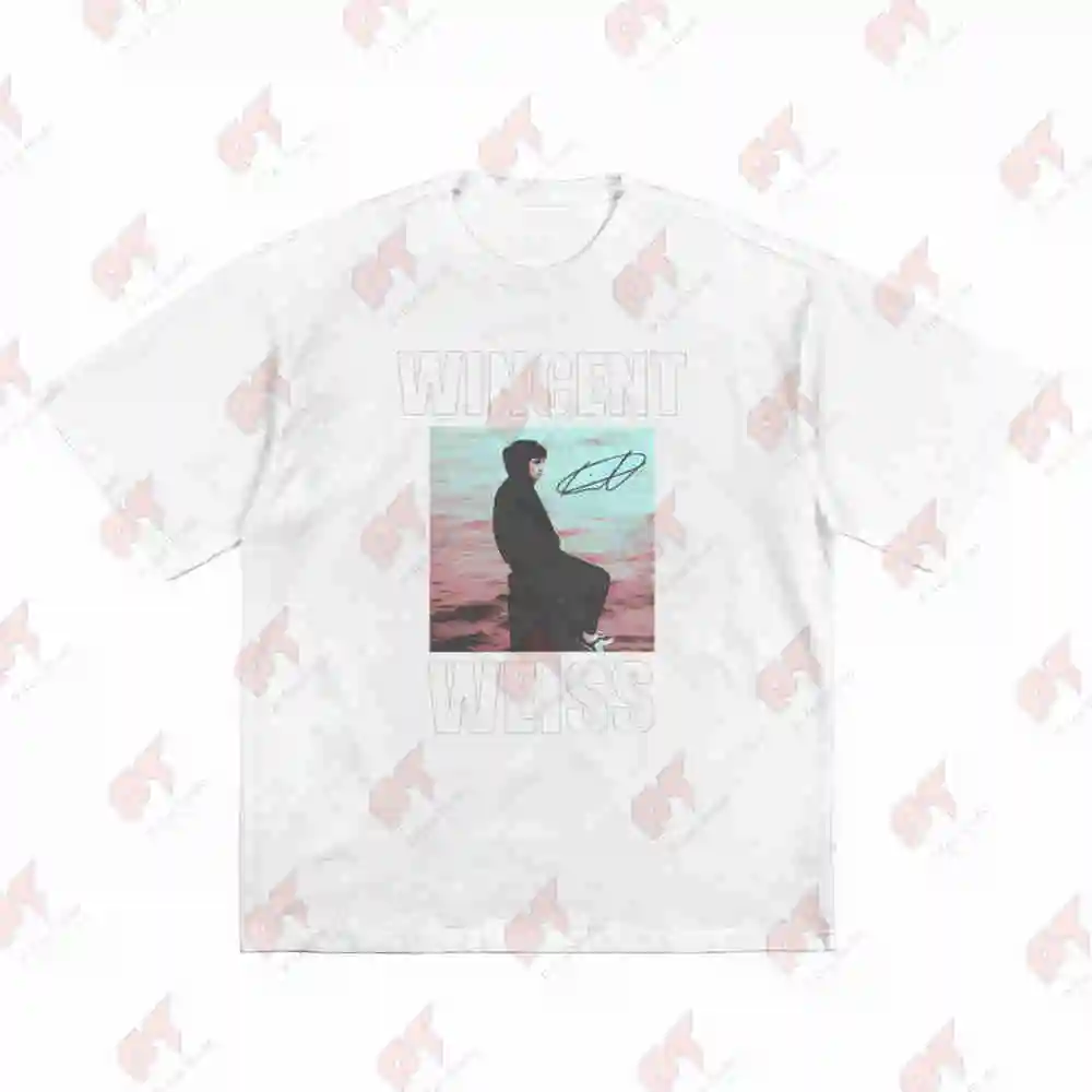 Wincents Weiss Print Signature Short Sleeve Tee 100% Cotton T-Shirt