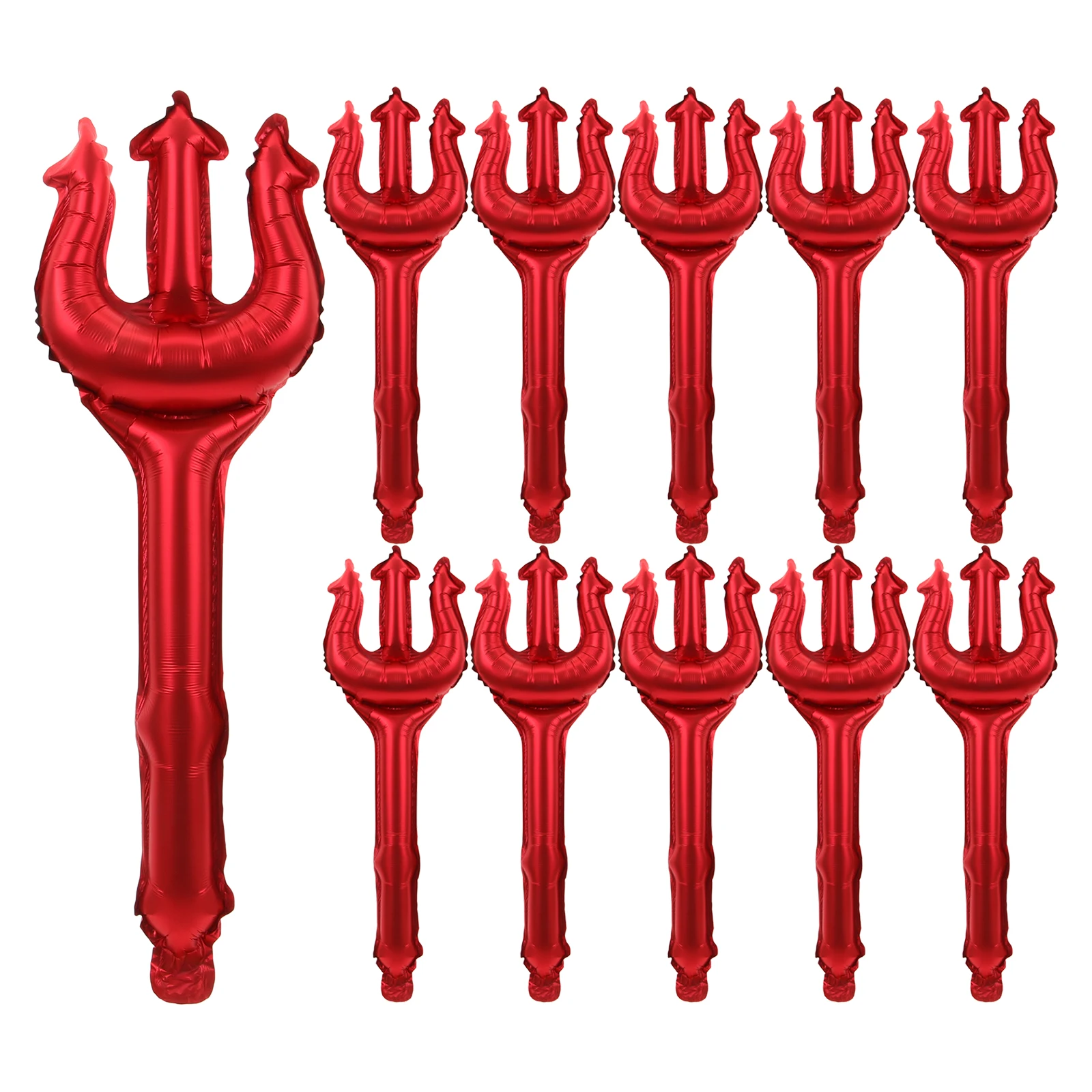 

25 Pcs Horn Headband Foil Halloween Balloons Decoration Pendant Aluminum Film Party Festival Bride