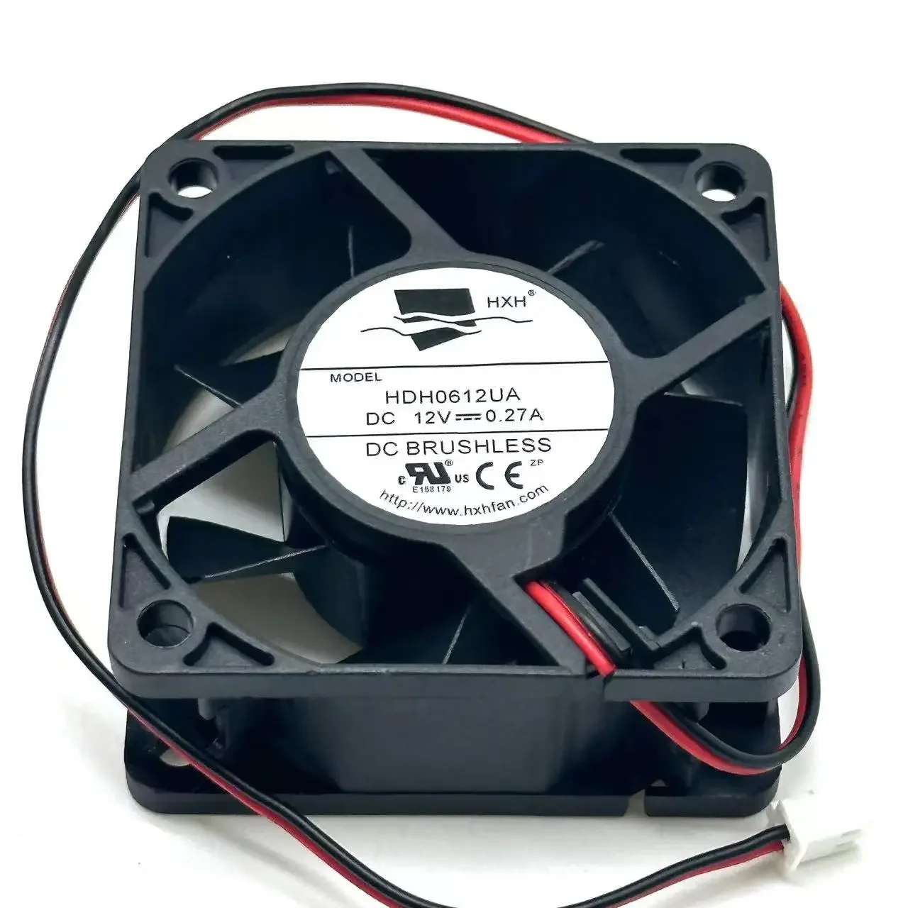 

HXH HDH0612UA DC 12V 0.27A 60x60x25mm 2-Wire Server Cooling Fan