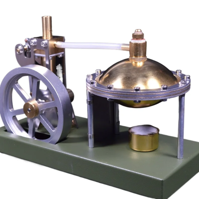 For Power Steam Engine Full Metal Creative Boiler Steam Power Fire Engine Model