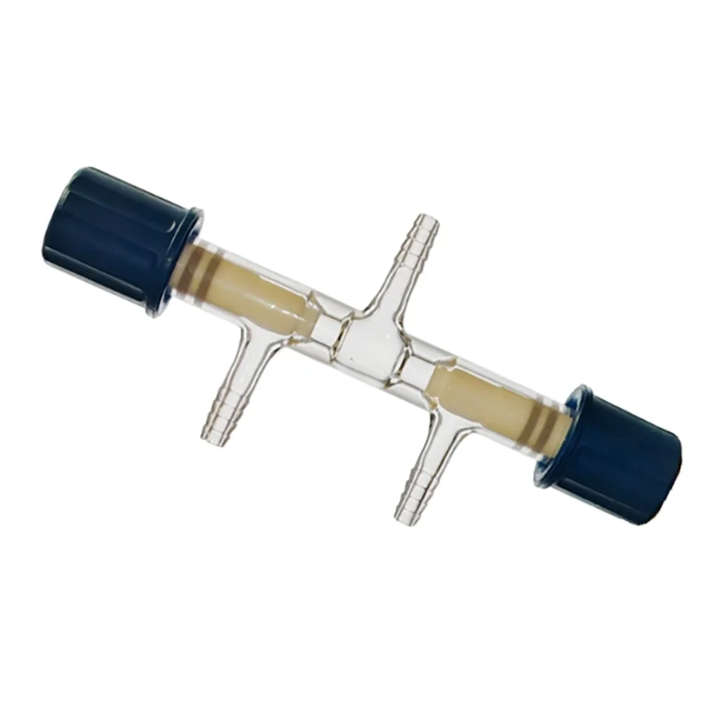 High vacuum three-way valve PTFE sealing ring all-inclusive corrosion resistance
