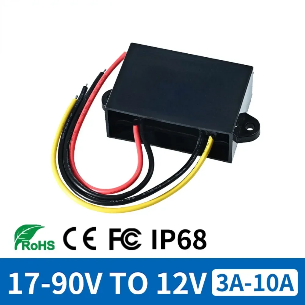 24V 36V 54V 48V 60V 24V a 12V 10A 8A 5A 3A DC DC regolatore Step Down convertitore di tensione da 48 a 12 Buck Car Truck Bus Taxi Vehicle