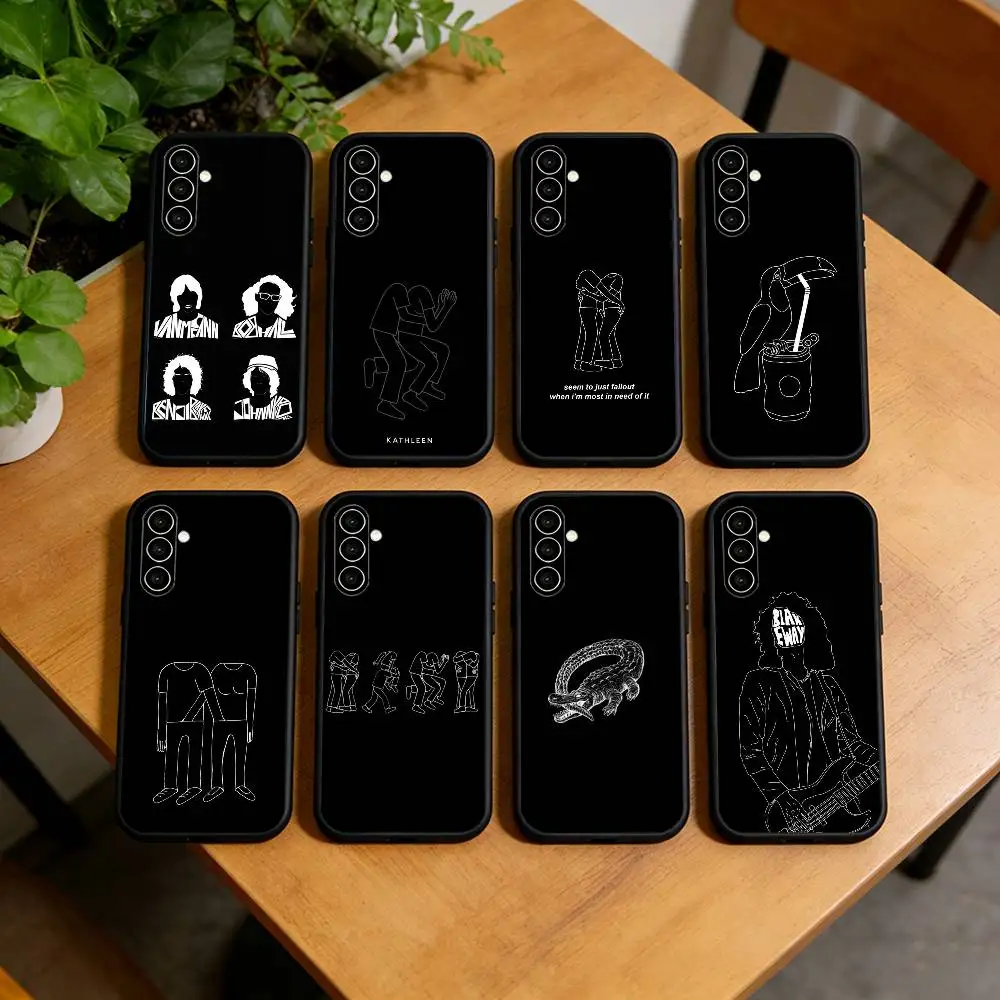 C-Catfish and the B-Bottlemen  Phone Case For Samsung Galaxy A73,A72,A71,A70,A53,A52,A51,Others Soft Black Cover