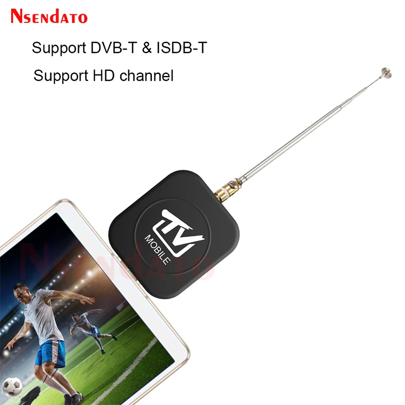 Receptor de sintonizador de TV móvil Digital, Dongle con Antena Digital, Micro USB, DVB, DVB-T, para Android, teléfono móvil, tableta, HDTV