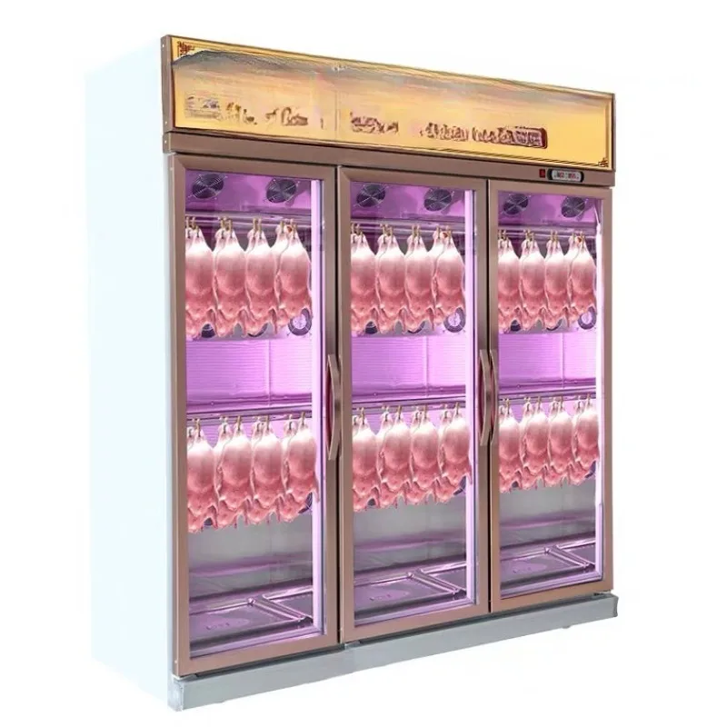 

embryo drying cabinet, double-door roast wax duck drying cabinet, large-capacity refrigerated and fresh-keeping air dryer