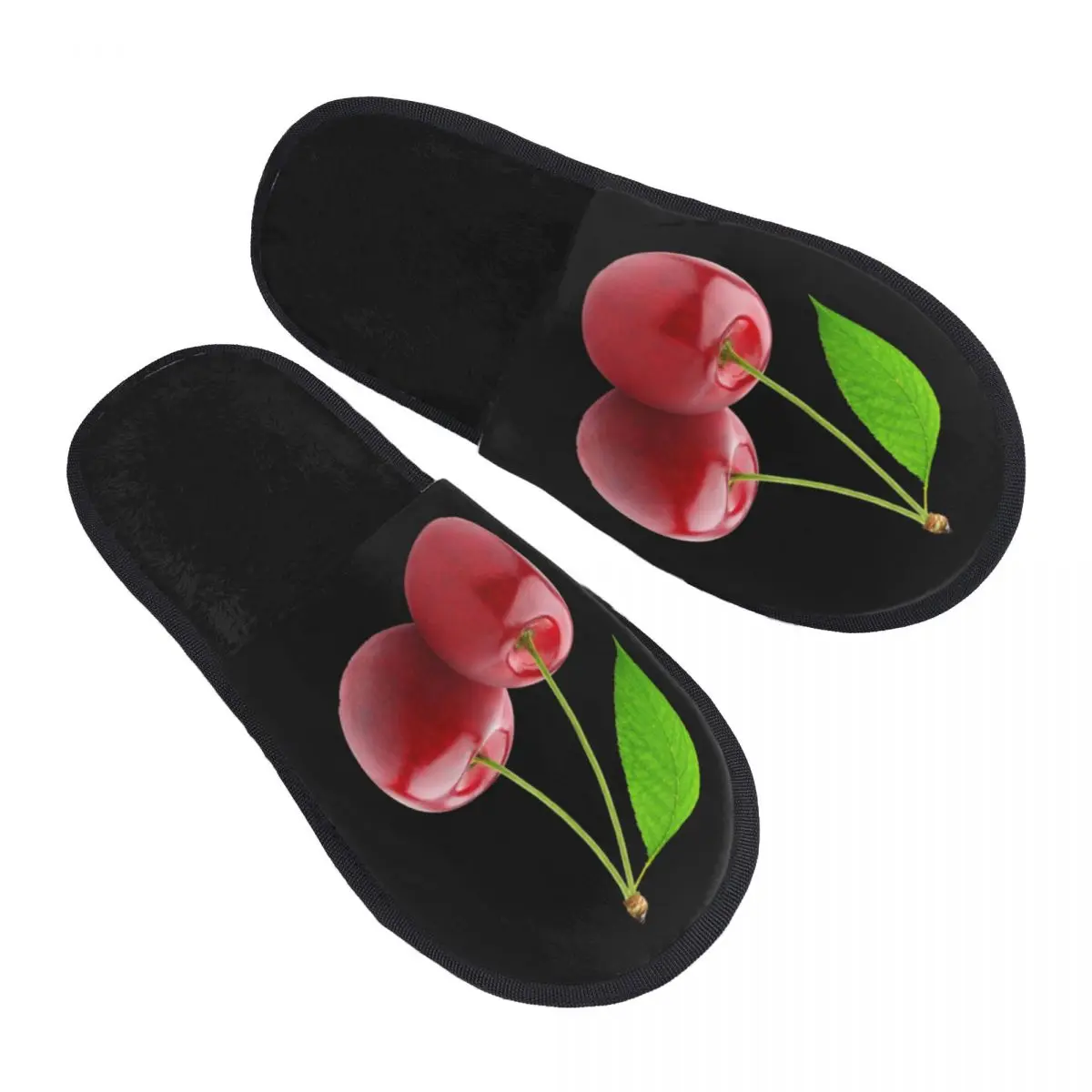 Cherry Slipper For Women Men Fluffy Winter Warm Slippers Indoor Slippers