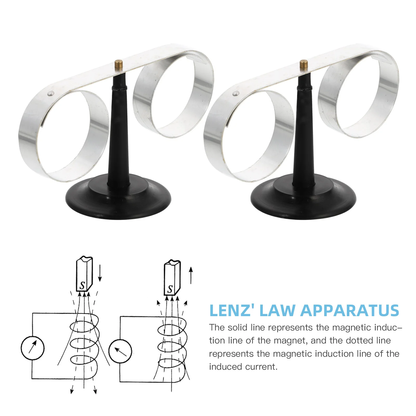 

1 set 1 Set Physics Experiment Equipment Lenz' Law Demonstration Apparatus For Middle School Lab Teaching Student Science Prop